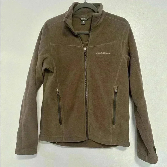 188. Woman Full Zip Eddie Bauer Fleece Jacket size S - Picture 2 of 5